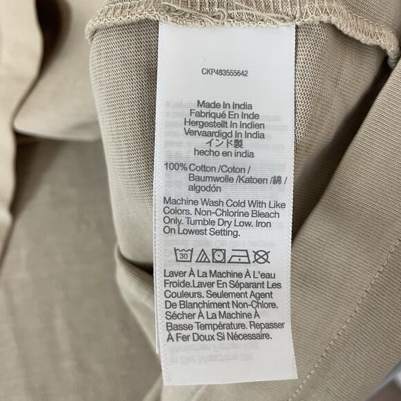 Madewell Mens The Vintage Tee Medium Tan Khaki Beige NS724 Casual Everyday Basic - Picture 7 of 8